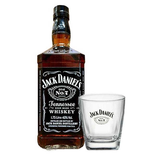 正規品 1750ml ロックグラス付】ジャック ダニエル ブラックラベル