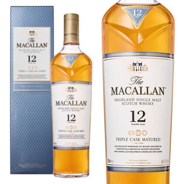 ザ マッカラン トリプルカスク 12年 40％ 700ml 箱入り シングルモルト ウイスキー スコッチ whisky_YM12T 最大75%OFFクーポン 家飲み 正規 お中元