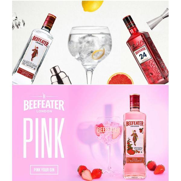 ビーフィーター ジン 47％ 750ml ＆ ピンクストロベリー 37