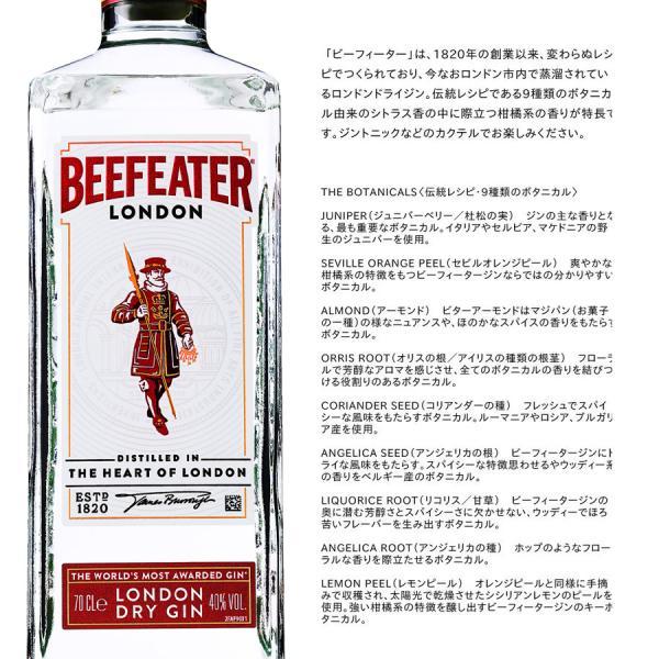 ビーフィーター ジン 47％ 750ml ＆ ピンクストロベリー 37％ 700ml