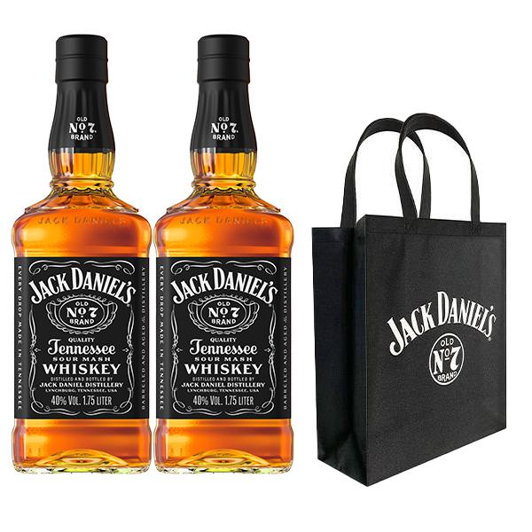 正規品 1750ml×2本 オリジナルトートバッグ付】ジャック ダニエル