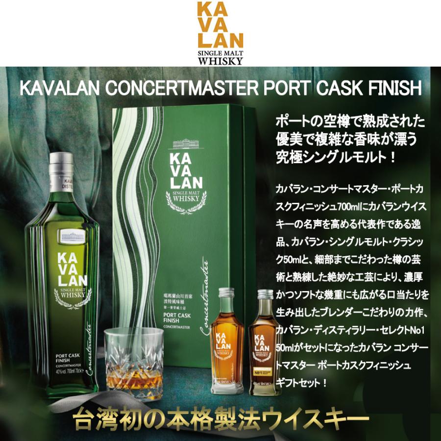 未開栓　カバランクラッシック○コンサートマスター　ポートカスク　セット 送料無料 正規品 箱入 ミニチュア付】カバラン コンサートマスター