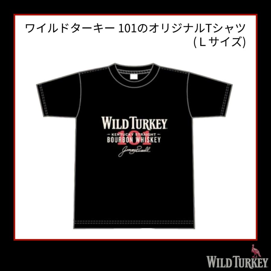 正規品 オリジナルTシャツLサイズ1枚付】ワイルドターキー 101×2本