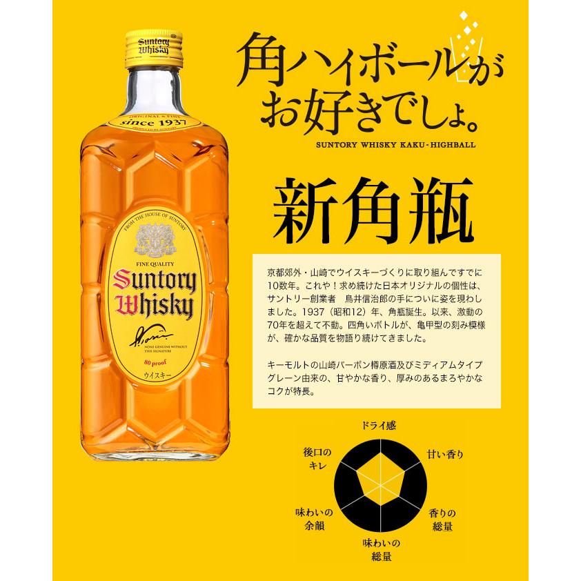 送料無料 メジャーカップ付きマドラー付き】サントリー ウイスキー 角