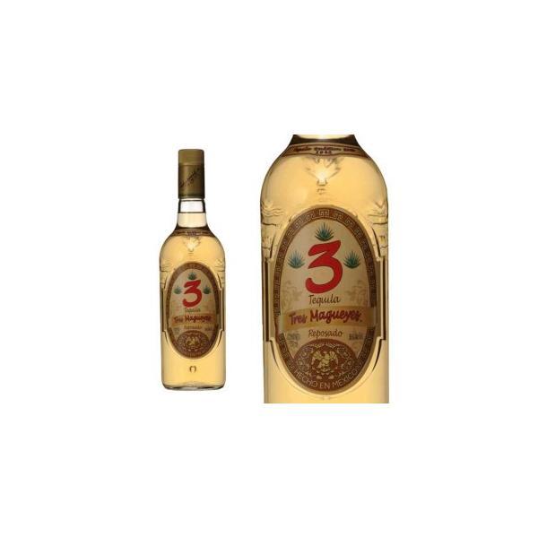 トレス・マゲイヤス レポサド 38％ 750ml 正規輸入代理店品 （テキーラ