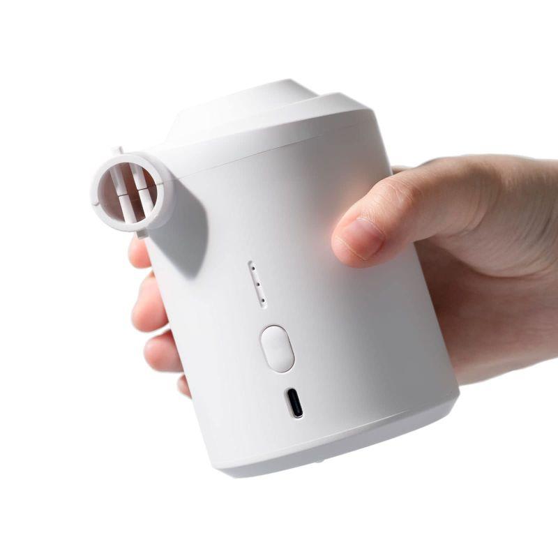 エアーポンプ 電動 ポンプ Airbank 携帯式 キャンプエアマット用 空気入れ 空気抜き 浮き輪 プール 圧縮袋用 ホワイト ウィンフィールド養老店 通販 Yahoo ショッピング