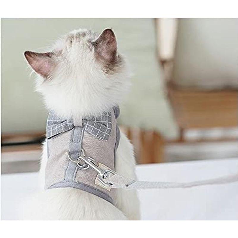 猫 犬 ハーネス セット コットン リボン 裏メッシュ リード Mサイズ 犬 猫 ハーネス リード いちご 可愛い かわいい ソフトメッシュ