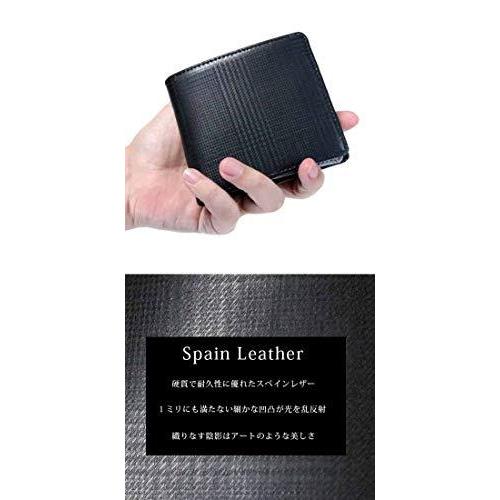 新作人気モデル メンズ 二つ折り財布 ネイビー ダークグレー 2つ折り財布 本革 スペインレザー 短財布 財布 二つ折り 2つ折り 長財布 Binghamtonhots Com