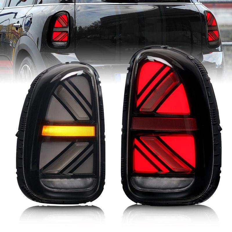 ブルー×レッド ☆MINI F型前期・ユニオンジャック柄テールランプセット