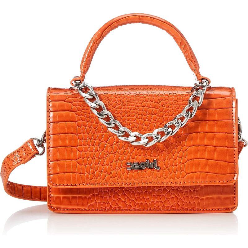 エックスガール バッグ FAUX CROC 2WAY MINI BAG 105214053006 レディース オレンジ｜winfieldhonten｜09