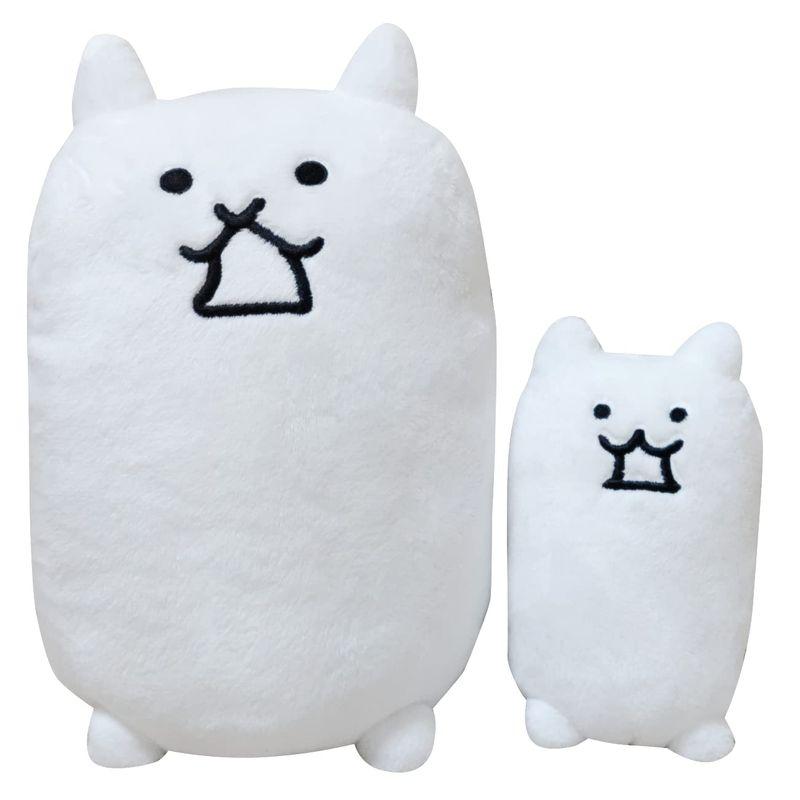 にゃんこ大戦争まんまるぬいぐるみ タンクネコ＆ちびタンクネコセット 
