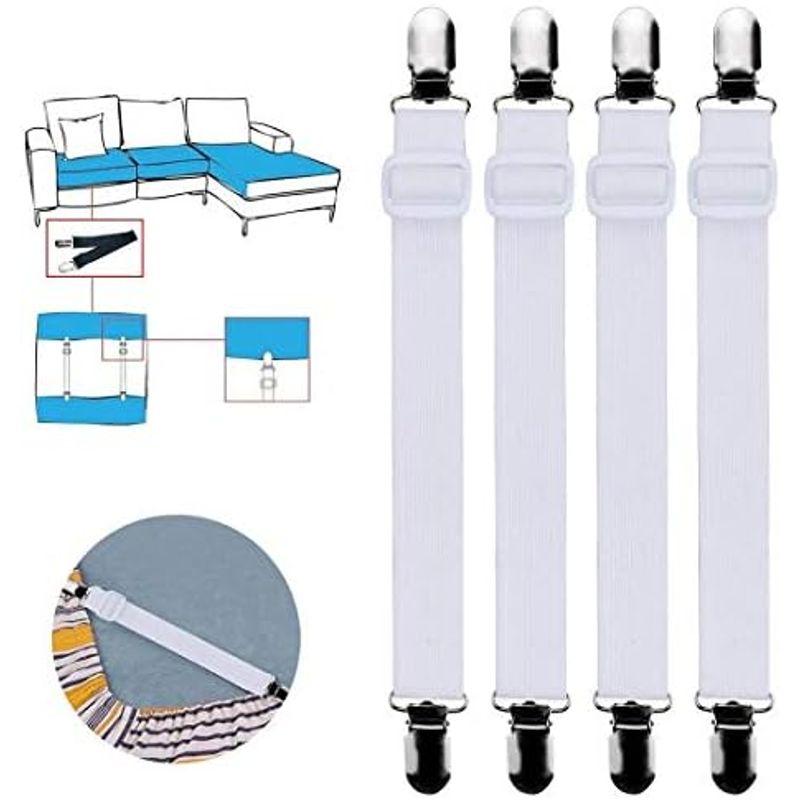Andexi ベットシーツクリップ 布団 ずれ防止 シーツズレ防止 シーツ固定 布団固定用 敷き毛布滑り止め 調節可能 コーナー止め 四個セ｜winfieldhonten｜13