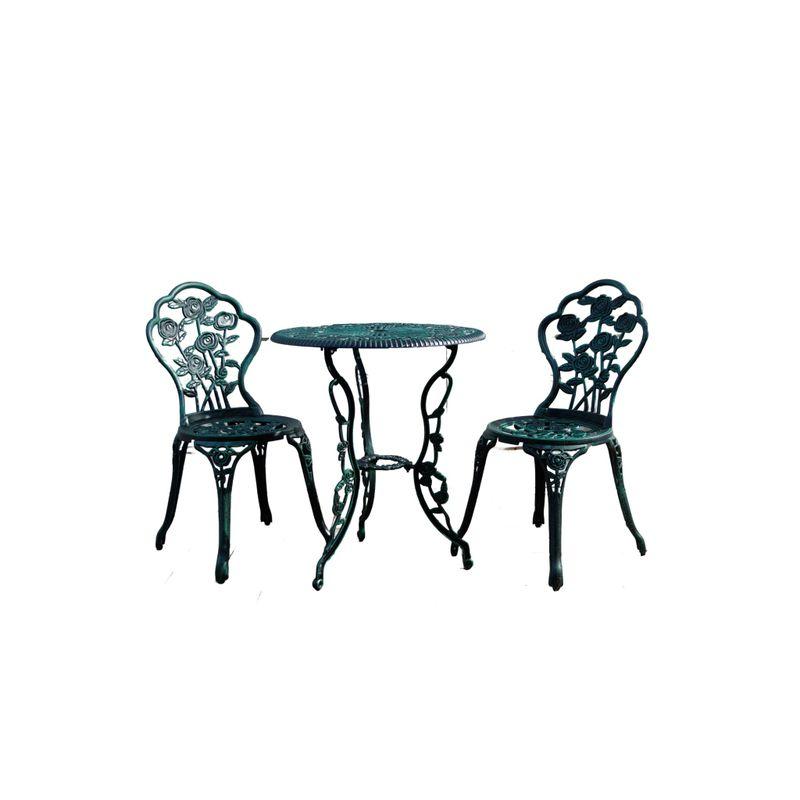 リビングアウト(Living Out) ローズアルミガーデンテーブル＆チェア 3  