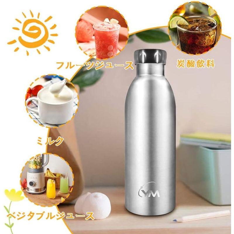 HoneyHolly 水筒 750ml 水筒 スポーツドリンク対応 炭酸 水筒 洗いやすい 水筒 直飲み 真空断熱 ストロー 二重構造 保温｜winfieldhonten｜03