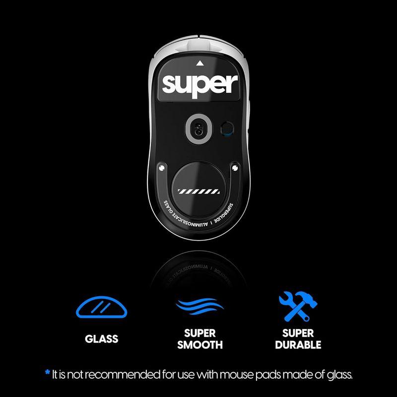 Superglide2 マウスソール for Logicool G PRO X SUPERLIGHT 2 マウスフィート 強化ガラス素材 ラ｜winfieldhonten｜05