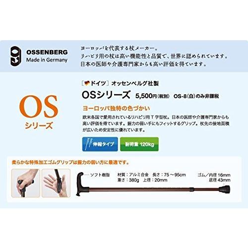 ケイ ホスピア ドイツ オッセンベルグ社製の伸縮式ステッキです オッセンベルグ社製 リハビリステッキ 適応身長 144 184cm A B06xrcvkw2 2106 オッセンベルグ社製 ウィンフィールド本店 交換用杖先ゴム1個付き 交換用杖先ゴム1個付き Os 6