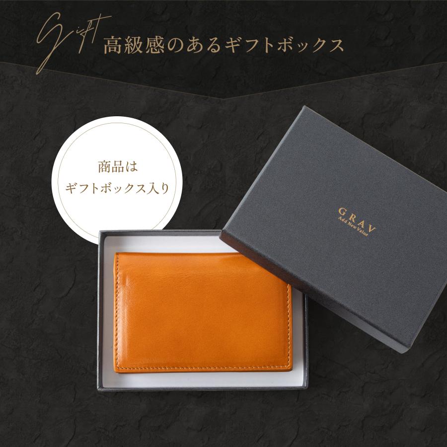 メンズカード入れ GRAV 公式 名刺入れ メンズ カードケース 本革 大容量50枚 名刺