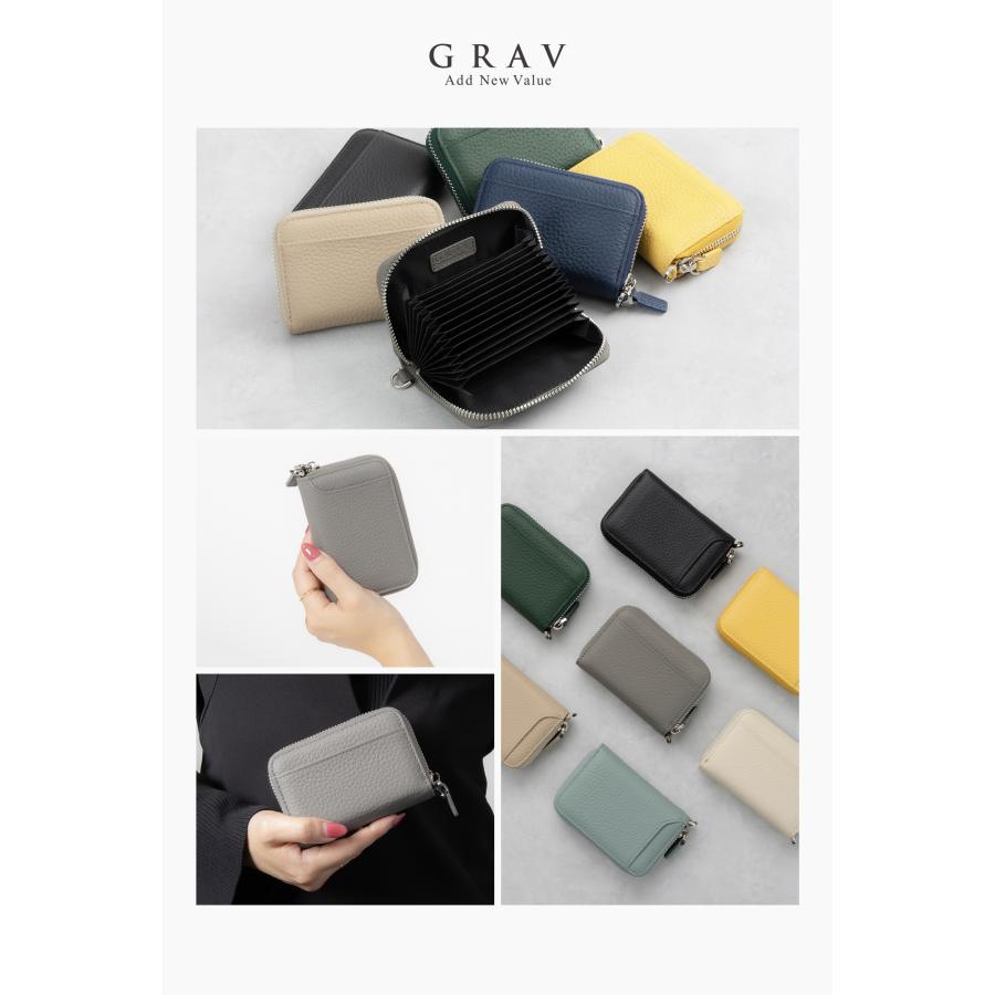 GRAV 公式 カードケース レディース 財布 ミニ財布 クレジットカードケース スキミング防止 本革 メンズ 大容量 カード入れ  Amazon 上位入賞 | GRAV | 27