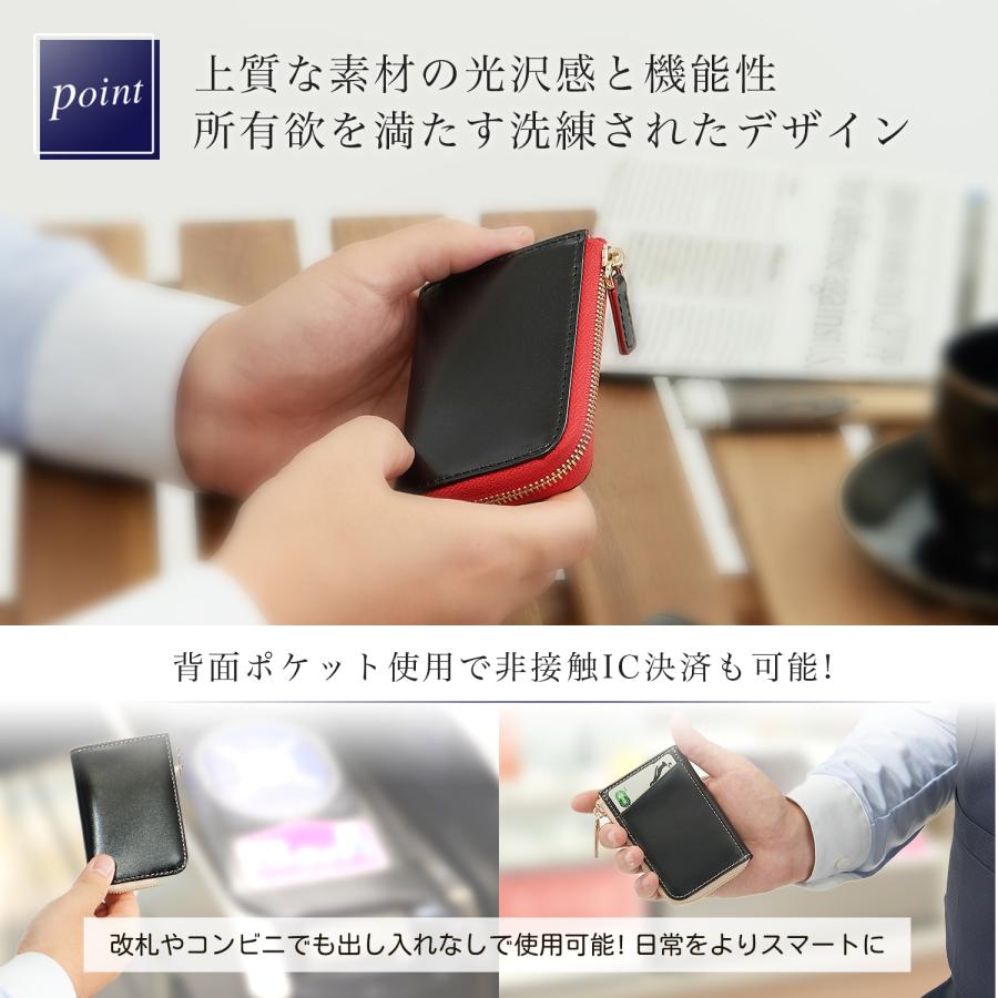 GRAV 公式 ミニ財布  メンズ コインケース 小銭入れ コンパクト財布 牛床革 小型 コンパクト 小さい カード入れ 大容量 小さい財布 小型財布 | GRAV | 14