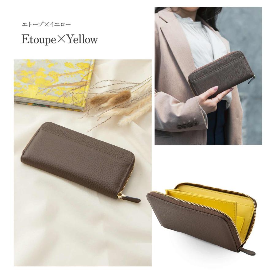 GRAV 公式 財布 コンパクト 長財布 レディース 本革 スキミング防止 かわいい 大容量 軽い 小さな長財布 お札が折れない 一粒万倍日 緑 金運 | GRAV | 25