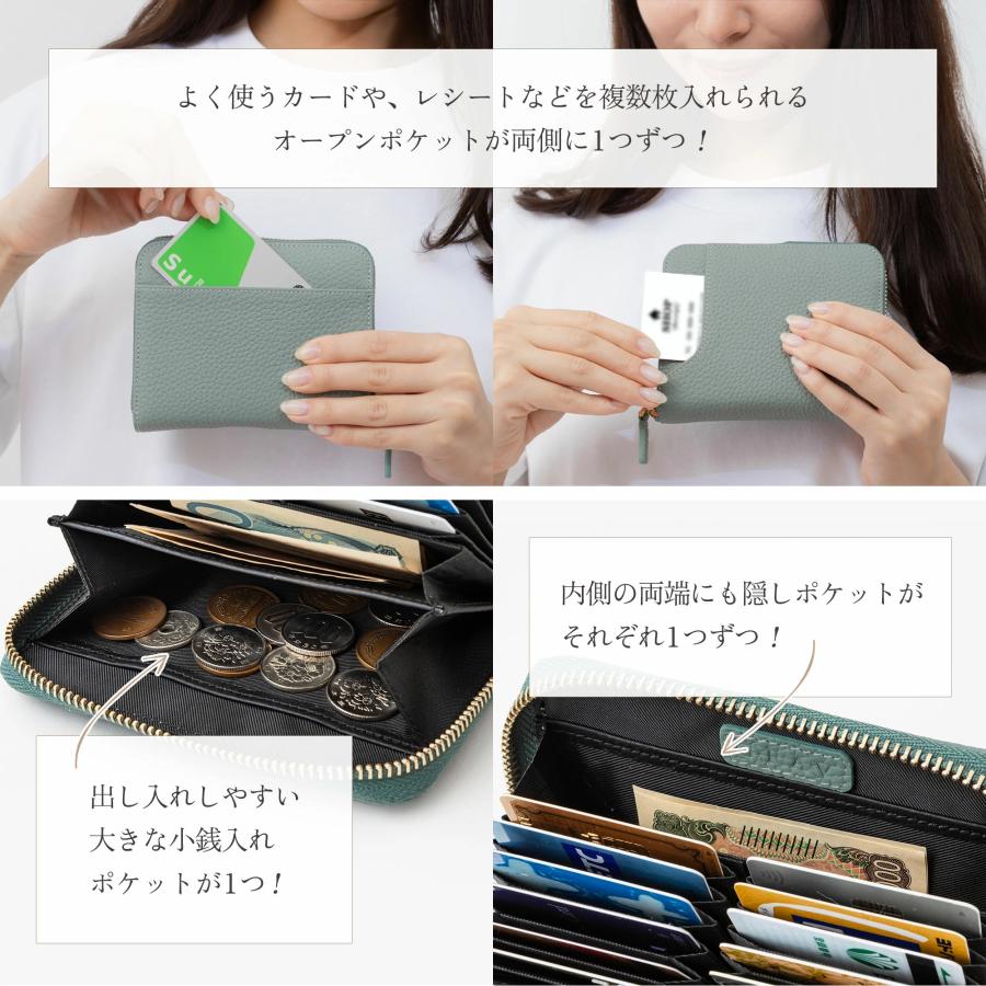 GRAV 財布 大容量 カードケース レディース 余裕の収納力 31ポケット