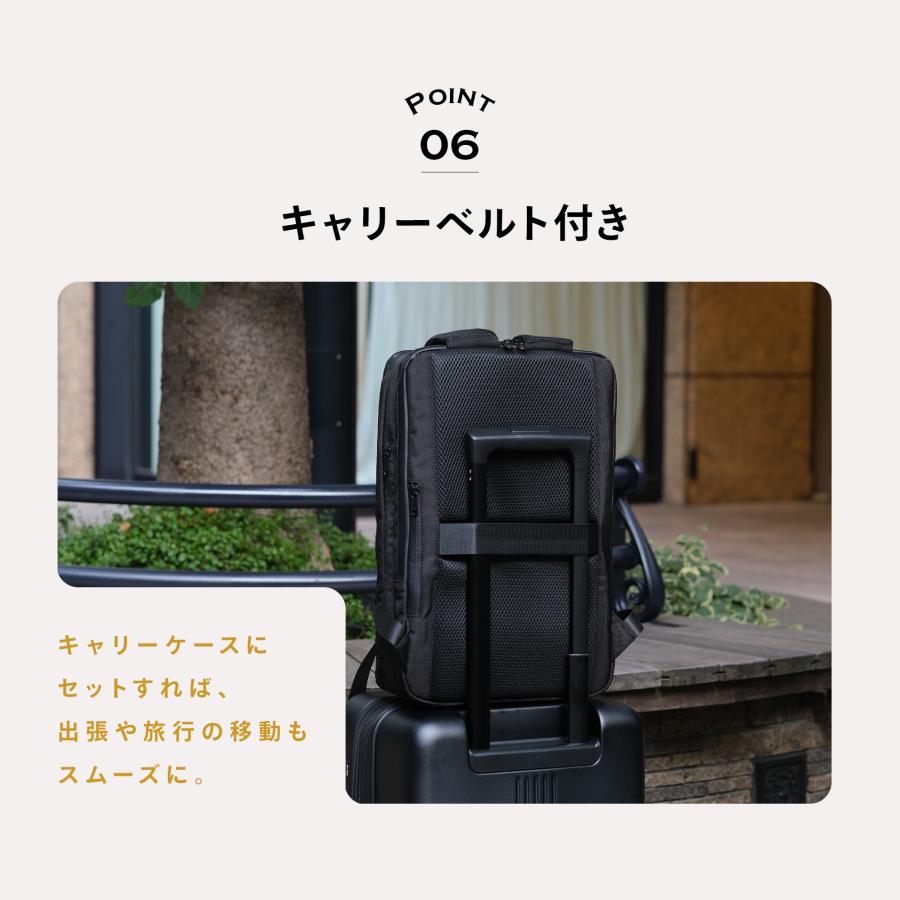 爆買 ビジネスリュック リュック GRAV メンズ 薄型 拡張型 防水 通勤バッグ 通学 リュックサック バックパックの画像