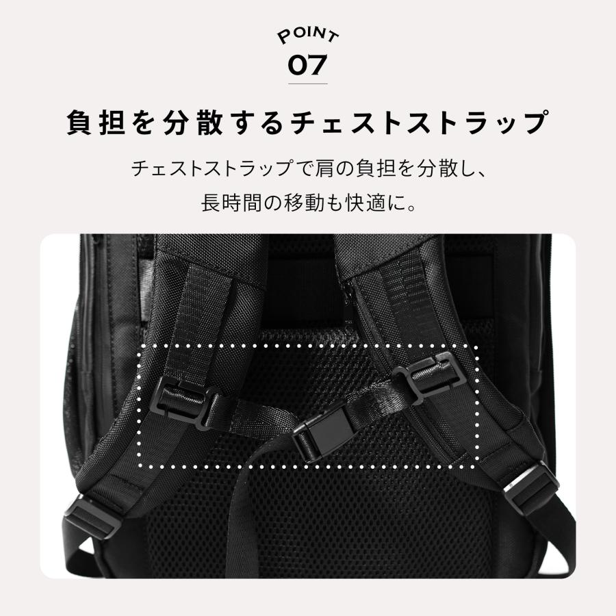 GRAV ビジネスリュック リュック メンズ 薄型 拡張型 防水 通勤バッグ