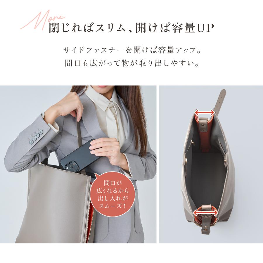 GRAV トートバッグ レディース バケツバッグ 美フォルム 小さめ 軽量