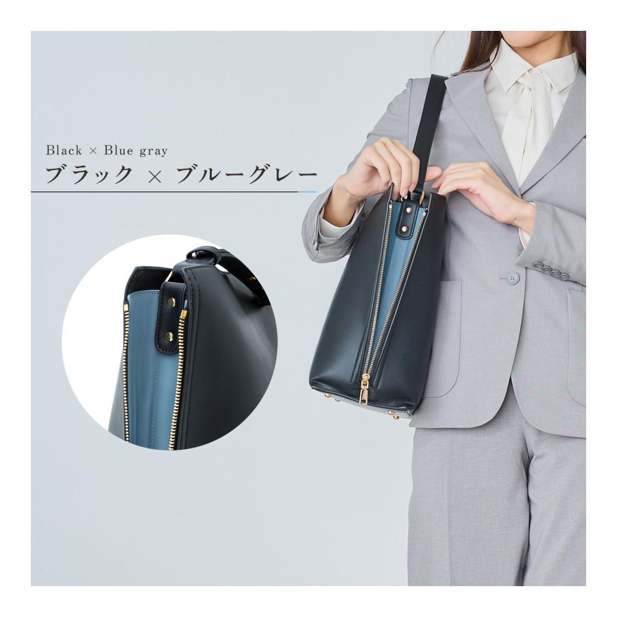 GRAV トートバッグ レディース バケツバッグ 美フォルム 小さめ 軽量