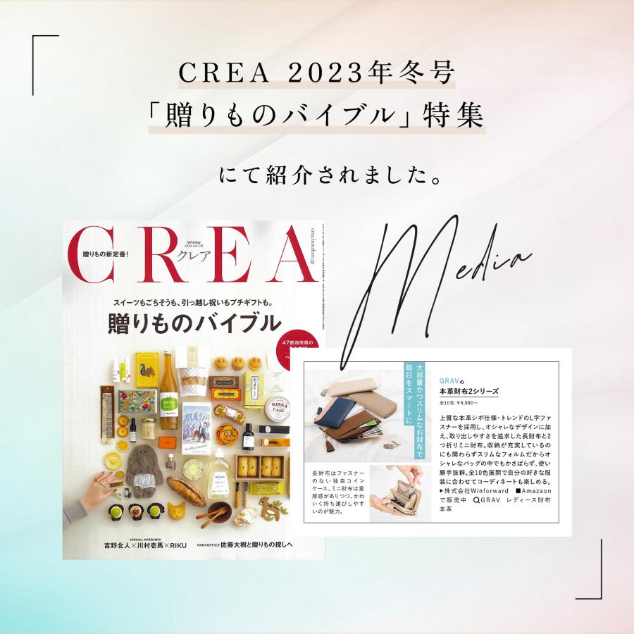 GRAV 公式 長財布 レディース 財布 本革 薄型財布 バイカラー スキミング防止 手に馴染むシボ革 一粒万倍日 緑 L字ファスナー Amazon上位入賞 | GRAV | 17