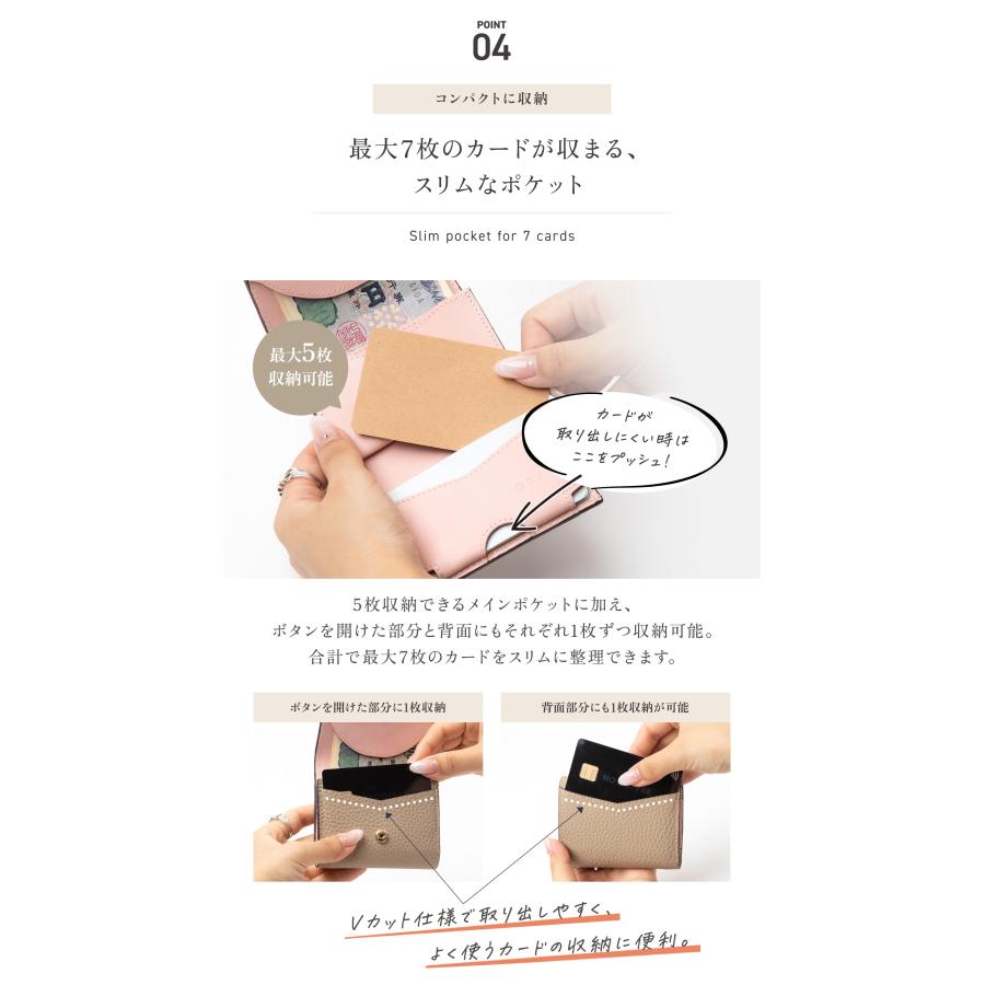 GRAV 公式 財布 三つ折り財布 小型 コンパクト レディース ミニ財布 三