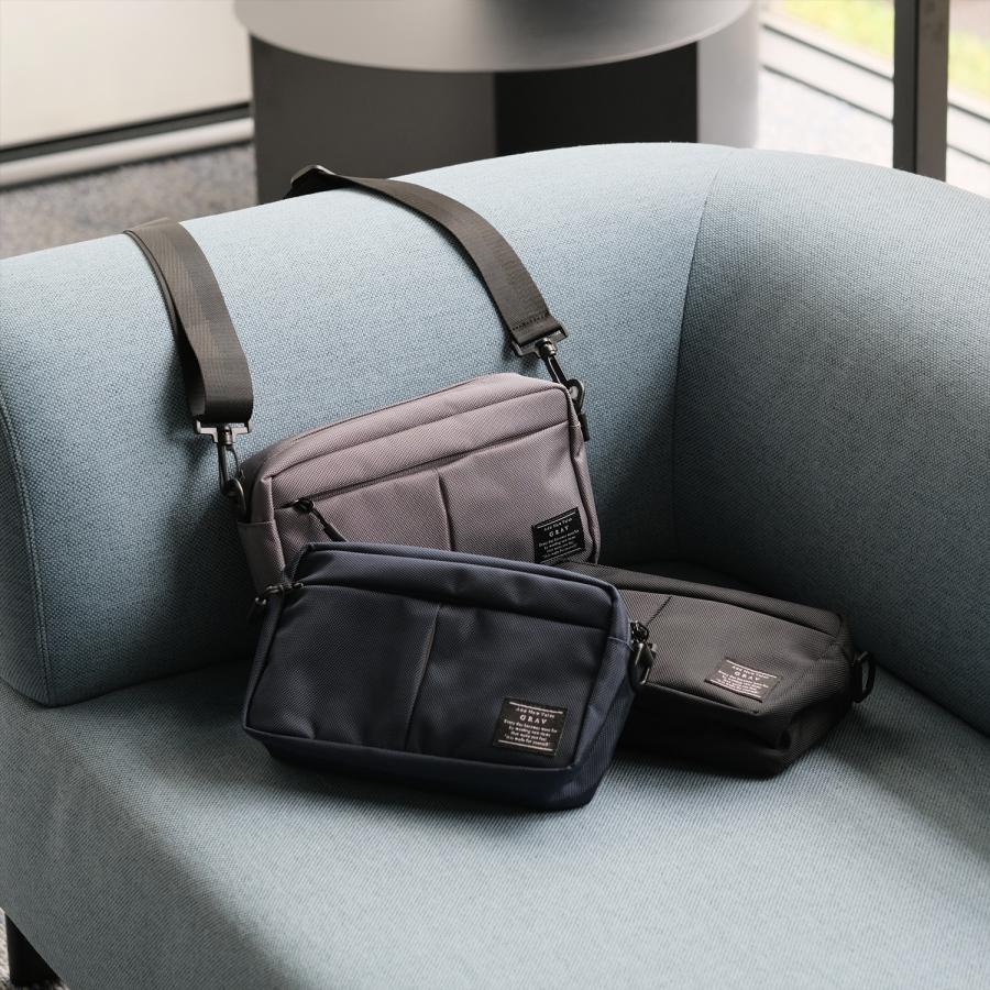 GRAV ショルダーバッグ メンズ バッグ ボディバッグ 小さい コンパクト 大容量 軽量 撥水 耐久性 頑丈 斜めがけ bag ミニ　 | GRAV | 17