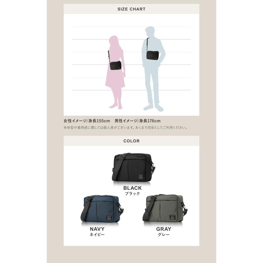 GRAV 公式 ショルダーバッグ メンズ バッグ ボディバッグ 大きめ Begin雑誌掲載 大容量 軽量 撥水 耐久性 頑丈 斜めがけ カジュアル ギフト | GRAV | 20