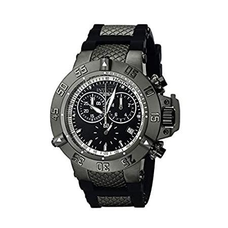 品質は非常に良い  Invicta Watch Chronograph Ion-Plated Black Sport Subaqua 5508 Men's 腕時計