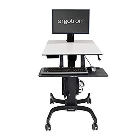 爆買い！ WorkFit-C Ergotron Single (24-215-085) Workstation Sit-Stand LD モニターアーム