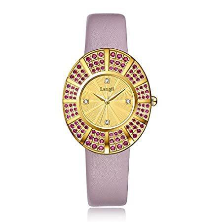 人気のクリスマスアイテムがいっぱい！ Women Yellow Leat Pink Women for Watches Wrist Style Jewelry - Watches Gold 腕時計