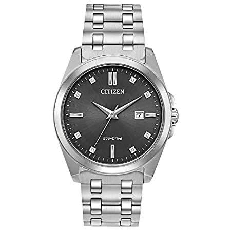 希少 黒入荷！ Citizen Silver Classic, Steel, Stainless Watch, Mens Quartz Corso Eco-Drive 腕時計