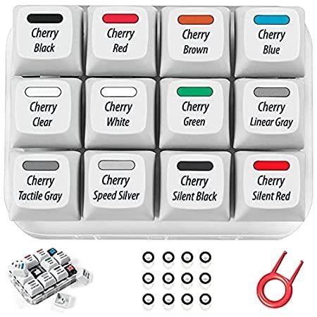Griarrac Cherry MX Switch Tester 12-Key Mechanical Keyboard Sampler Switch