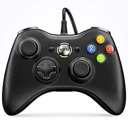 【ギフト】 360 Xbox VOYEE Controller, Compa Controller Xbox Wired Controller Gaming PC コントローラーコンバーター