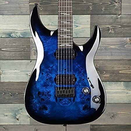 Schecter Omen See Thru Elite 6 String Electric Electric Guitar エレキギター Bfd8d Burst Blue See
