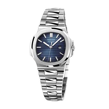 【祝開店！大放出セール開催中】 Japanese Watch Wrist Women's Quartz S Face Square Dial Blue Date with Watch 腕時計