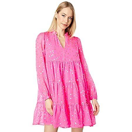2022春の新作 Gold Topaz Pink Dress Silk Sarita Pulitzer Lilly Metallic 2 Clip Silk ネックレス、ペンダント