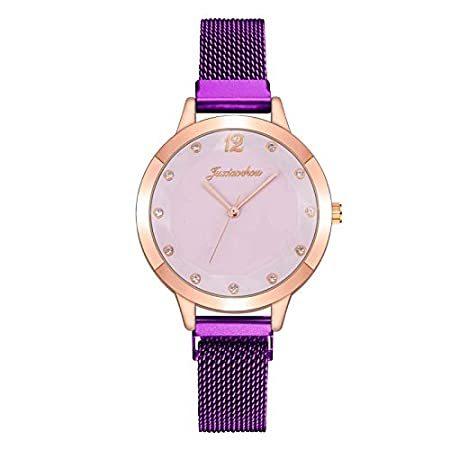 ファッションなデザイン Women's Women Dial Personality Pattern Star Watch Strap Alloy Quartz Casual 腕時計