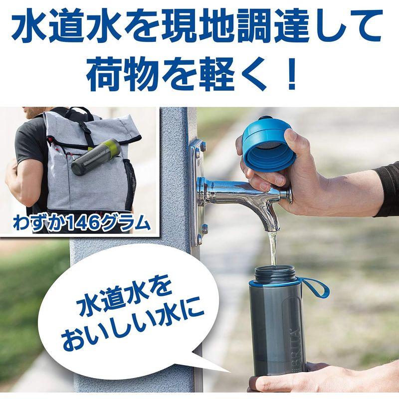 ブリタ 水筒 直飲み 600ml 携帯用 浄水器 ボトル カートリッジ 1個付き フィル&ゴー アクティブ ライム 日本正規品｜wing-of-freedom｜08