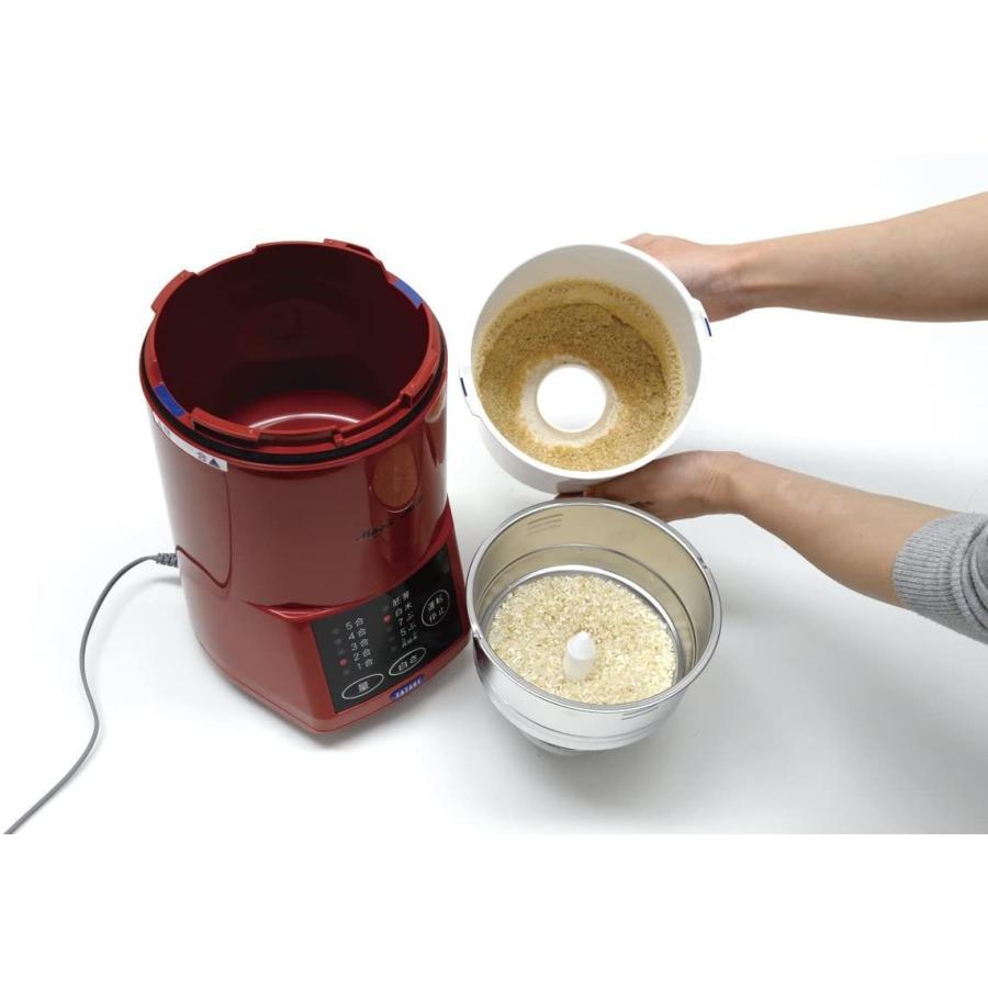 サタケ 家庭用精米機 マジックミル 5合 RSKM5D 家庭用精米機 マジックミル 5合 RSKM5D サイズ