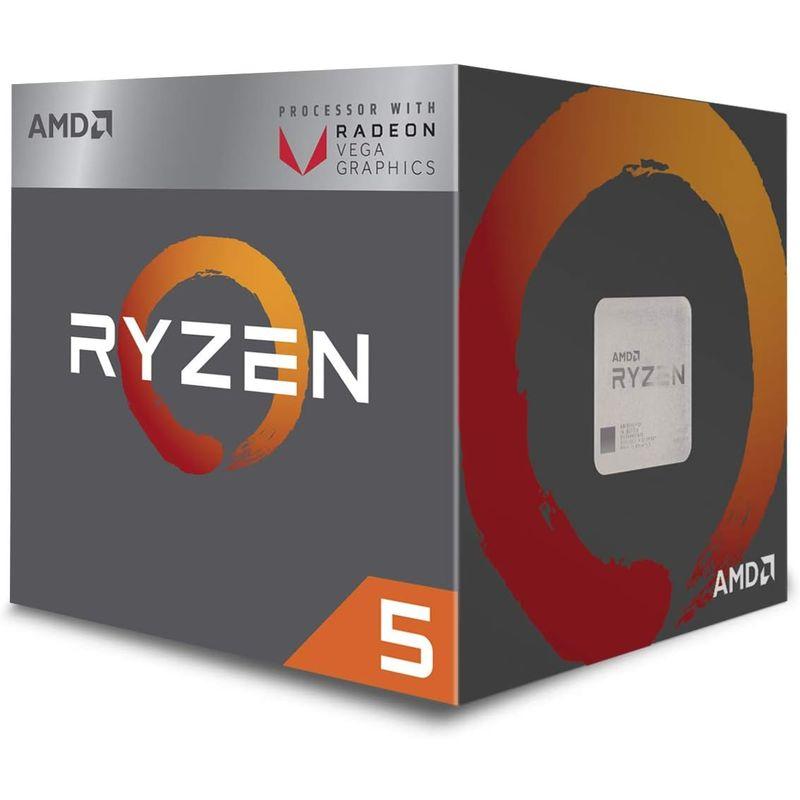 AMD CPU Ryzen 5 2400G with Wraith Stealth cooler YD2400C5FBBOX｜wing-of-freedom｜02