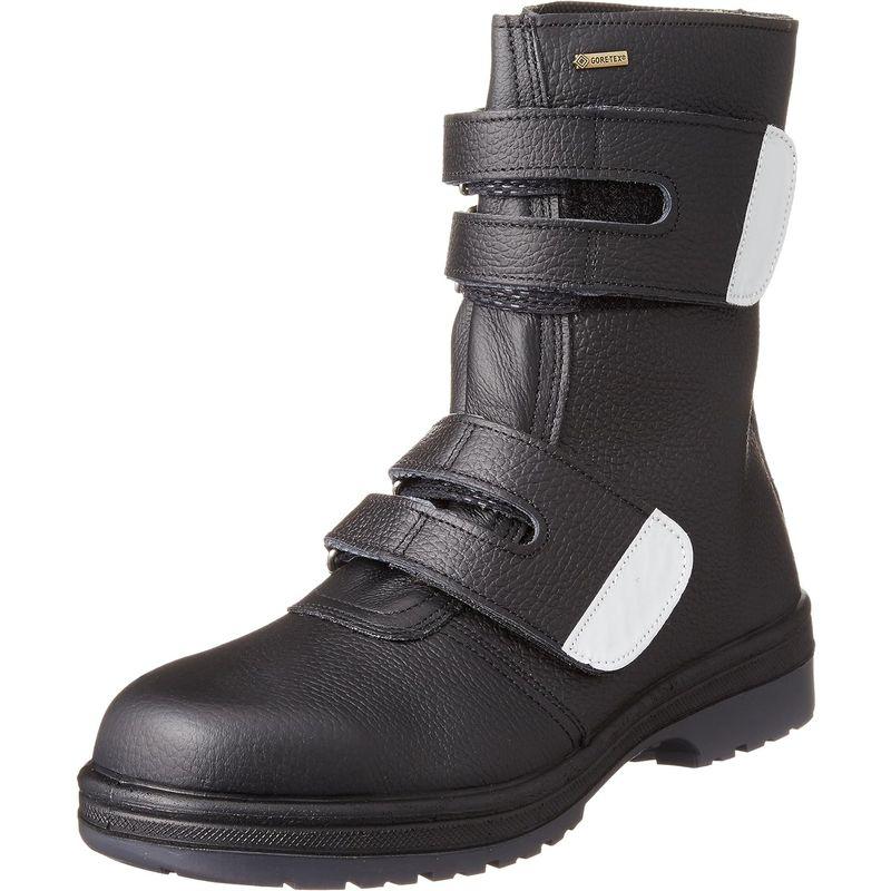 ミドリ安全 安全靴 JIS規格 防水 反射 マジックタイプ 長編上靴 ラバーテック RT935 メンズ ブラック 26.5 - 3