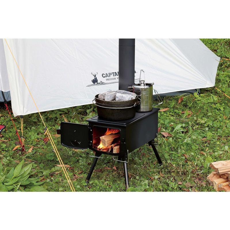 キャプテンスタッグ(CAPTAIN STAG) ストーブ BBQ KAMADO かまど 煙突 角型ストーブ UG-51｜wing-of-freedom｜15