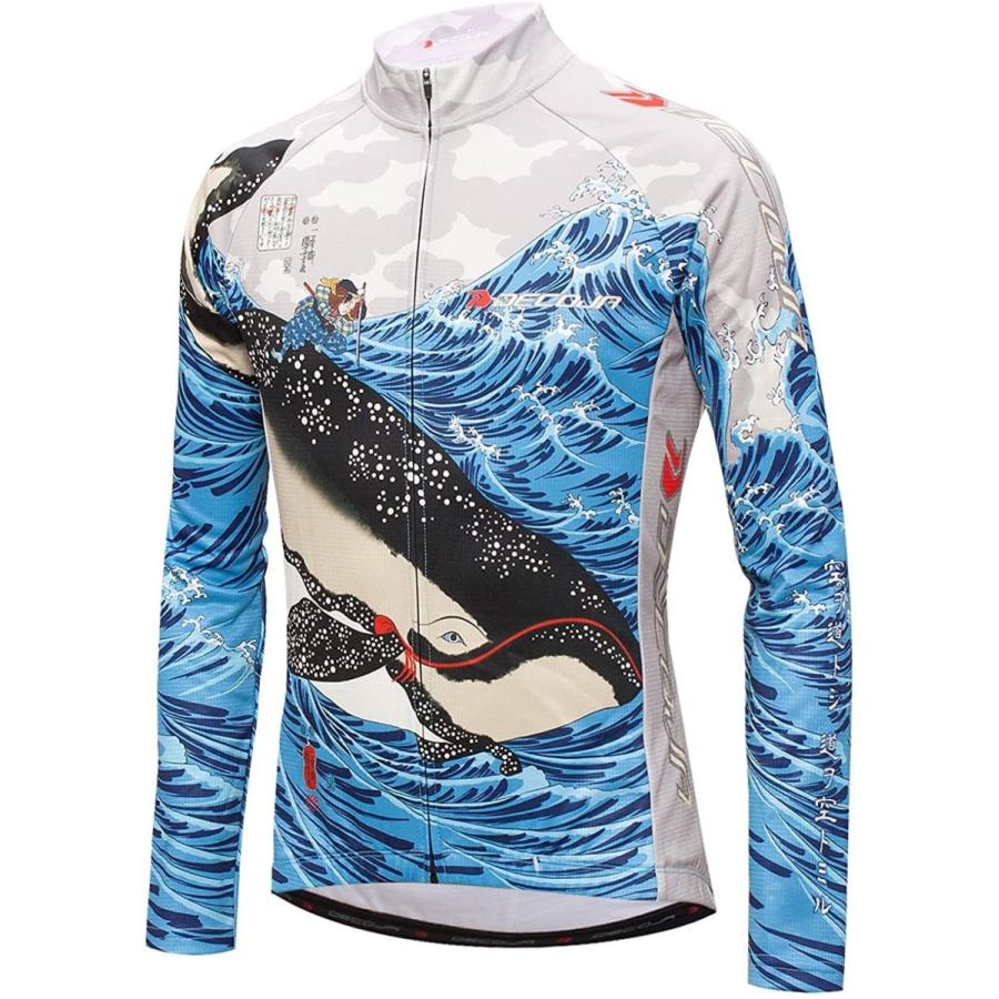 最新コレックション Decoja 裏起毛長袖 武蔵 クジラ グレー青m Nalderblakelaw Com