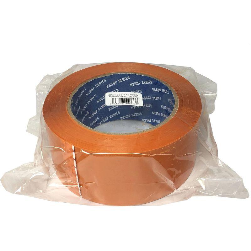 SEIWA　カラーOPPテープ　48mm×100m巻（オレンジ）50巻入